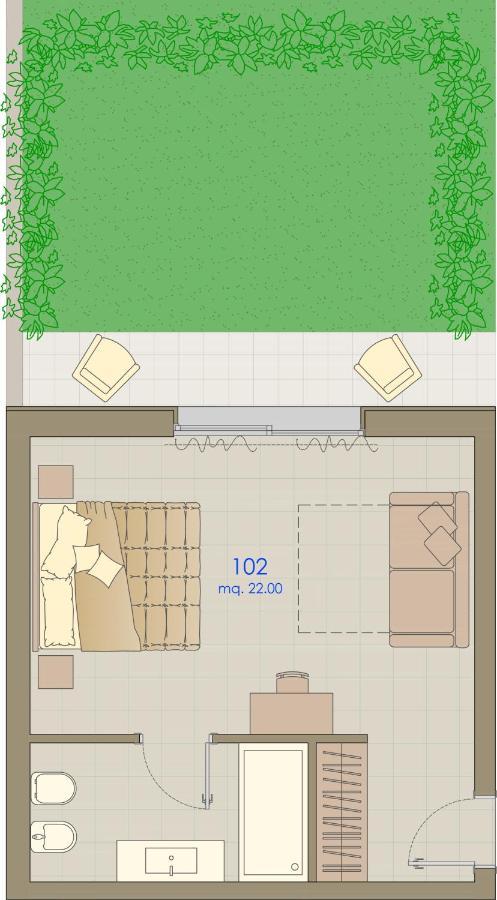 Triple Room Garden View