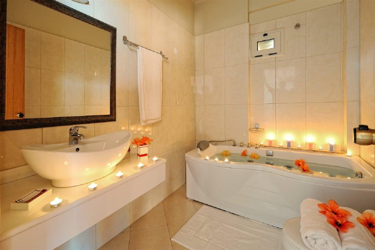 Familiensuite mit Blick auf den Sonnenuntergang und das Meer