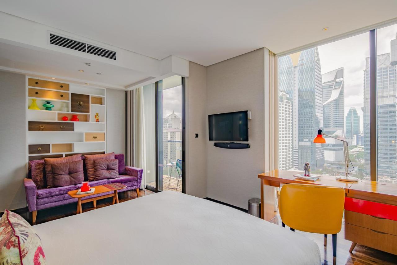 Standard Eckzimmer mit Kingsize-Bett, Balkon und Gartenblick