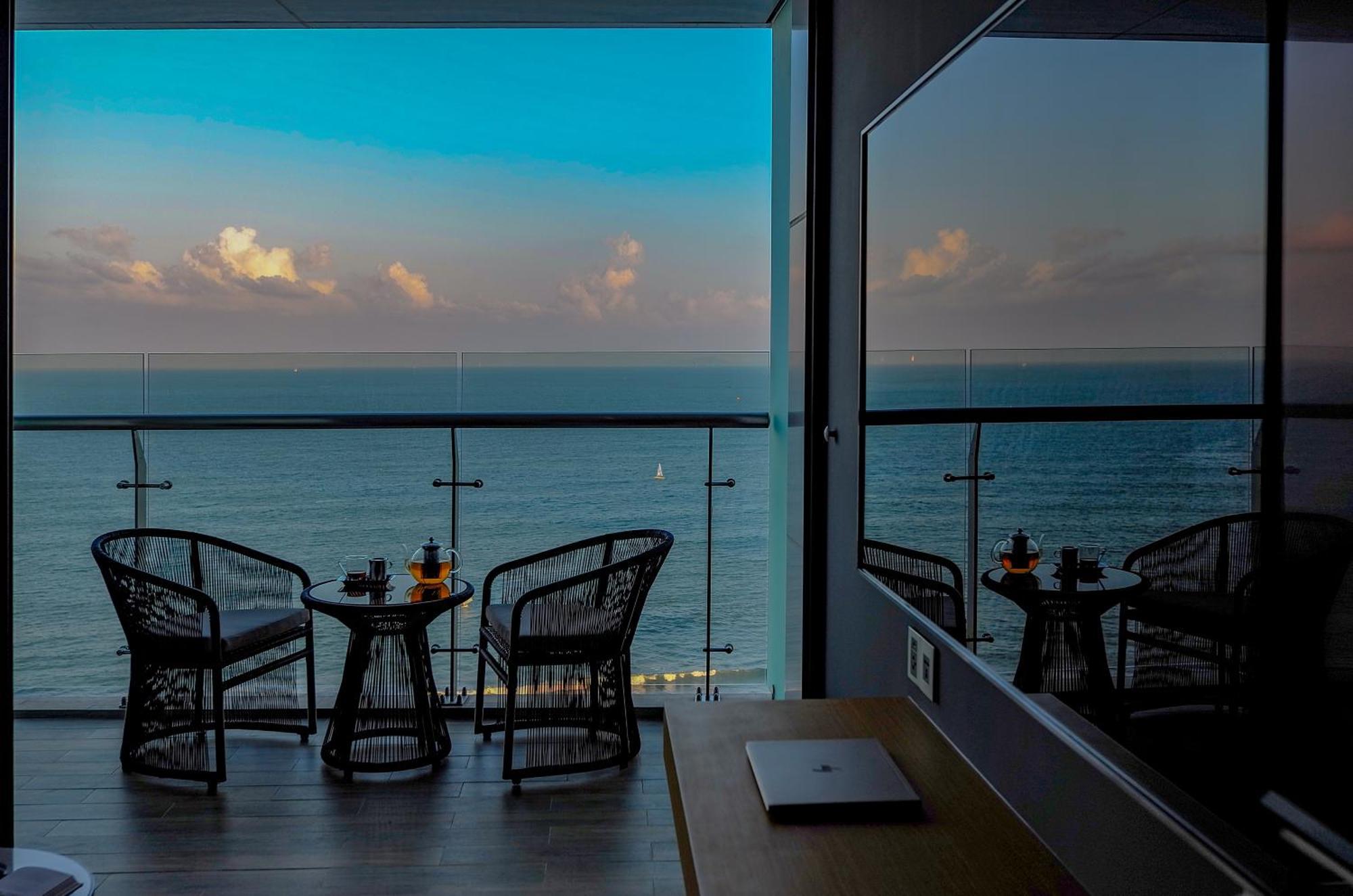 Chambre Lits Jumeaux Deluxe avec Balcon et Baignoire - Vue sur Océan