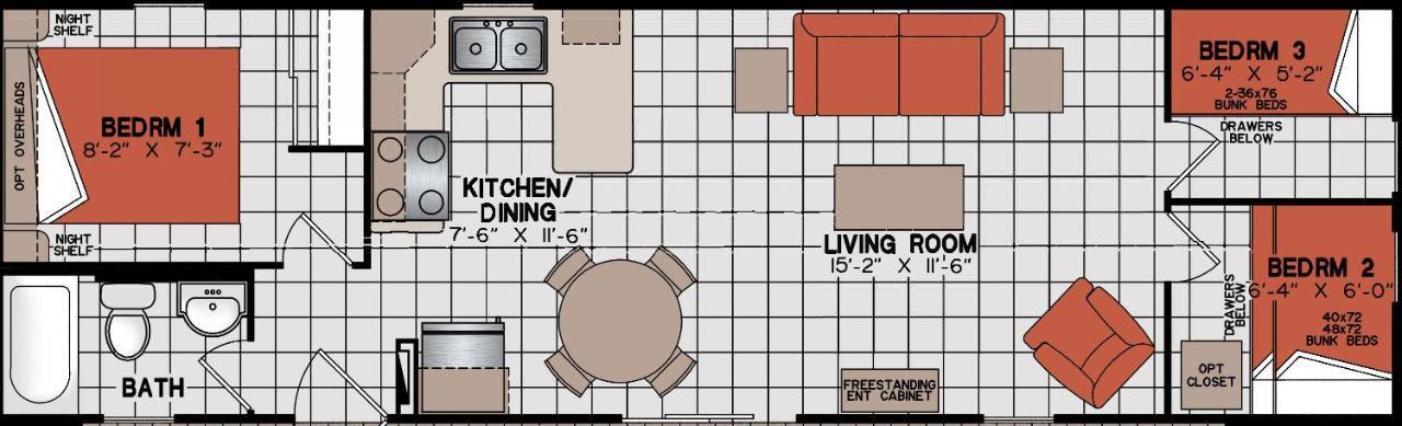 Two-Bedroom House