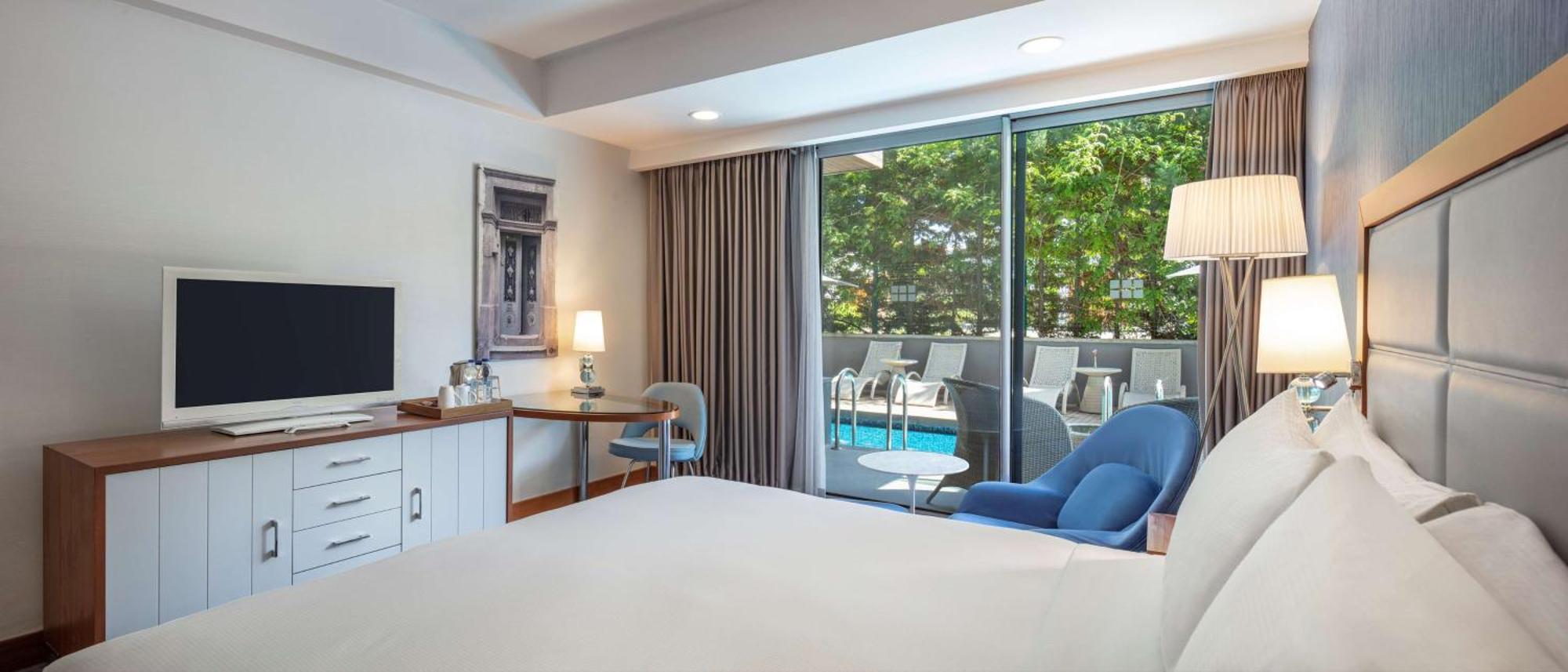Deluxe Kamer met Kingsize Bed en Zonneterras