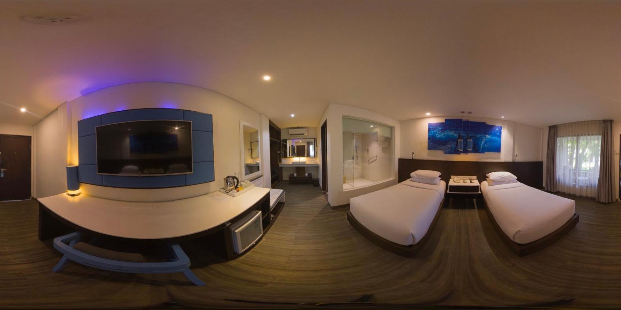 Deluxe Tweepersoonskamer met 2 Aparte Bedden