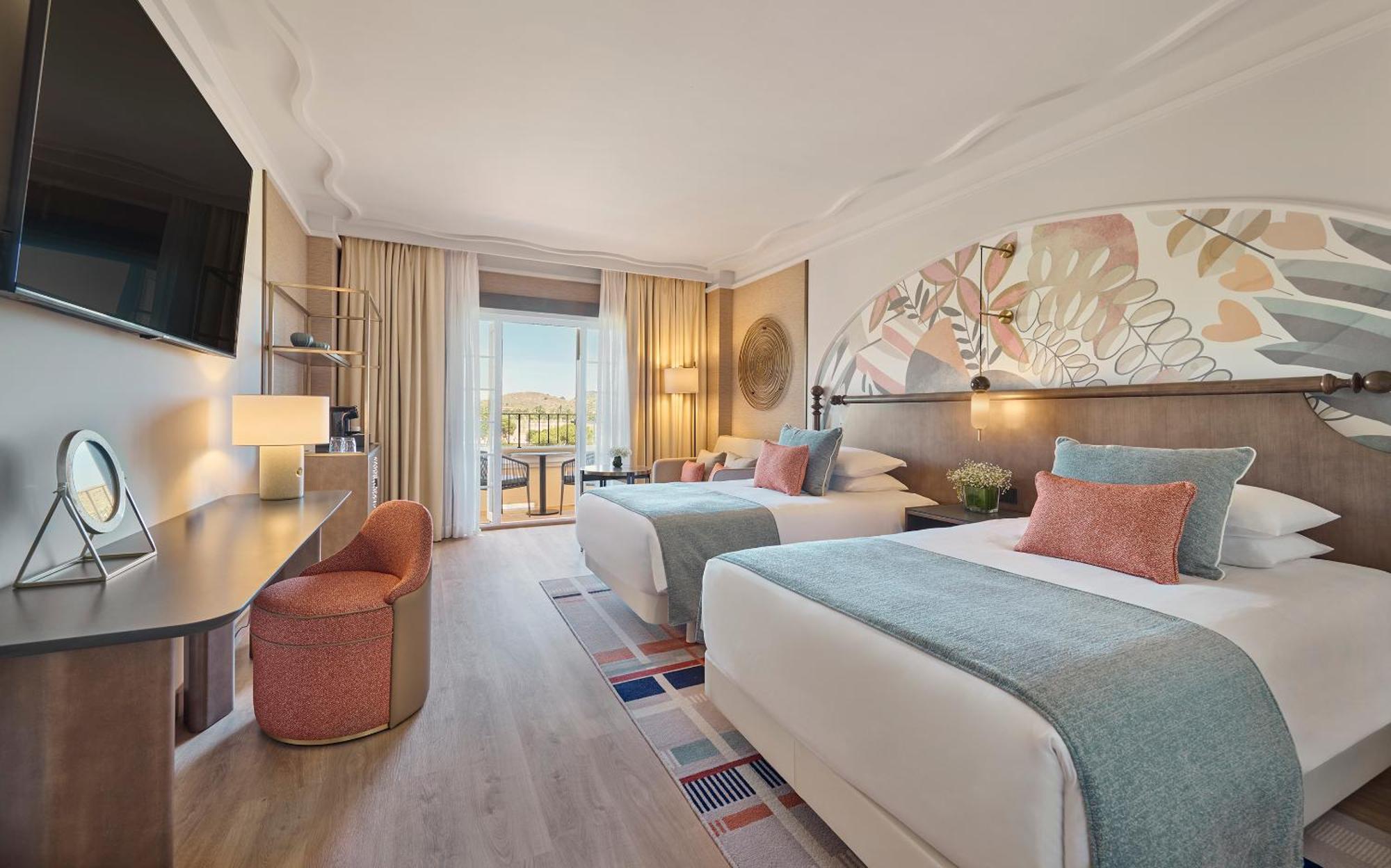 Twin Room Balcony Golf View