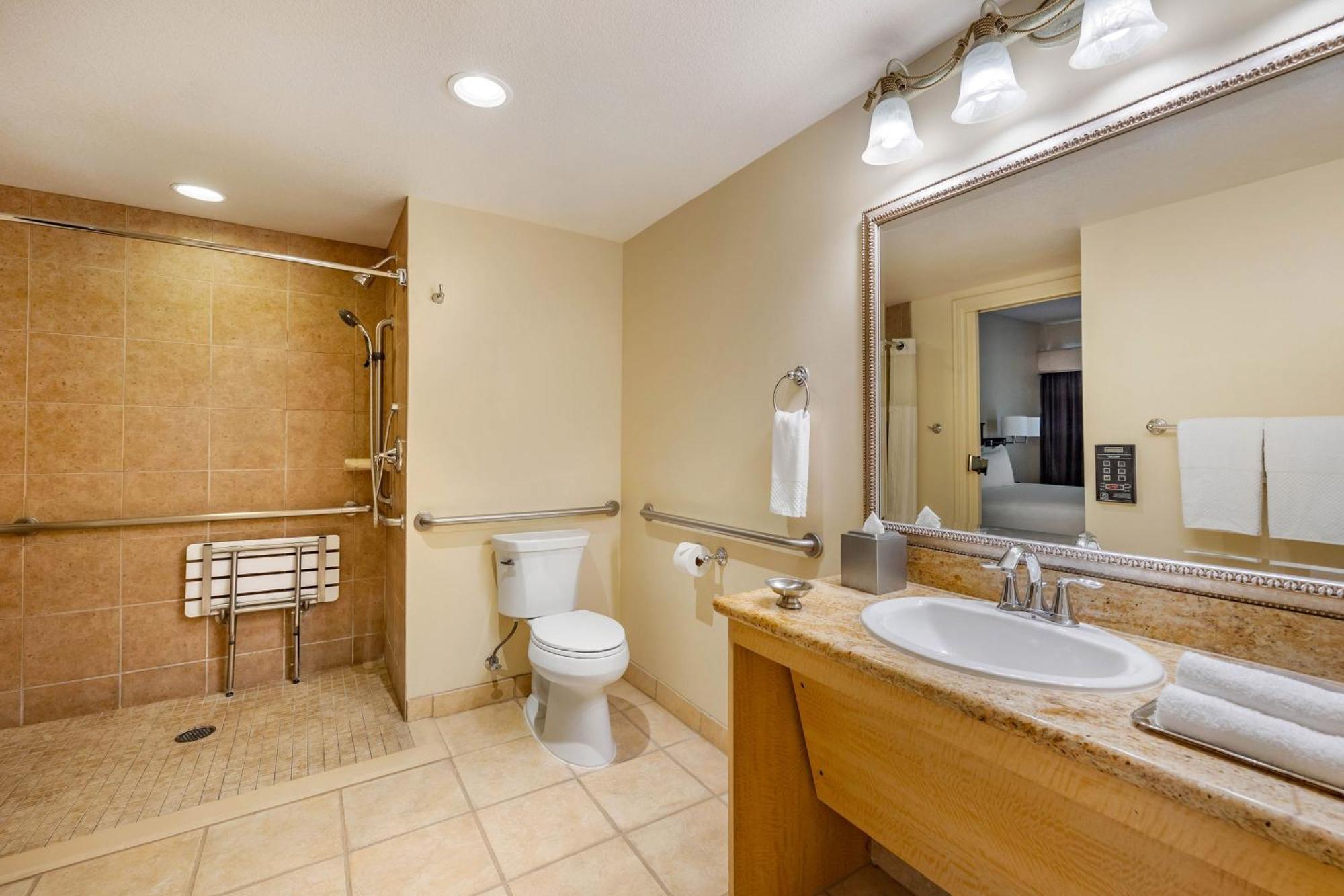 One-Bedroom King Suite Roll Shower