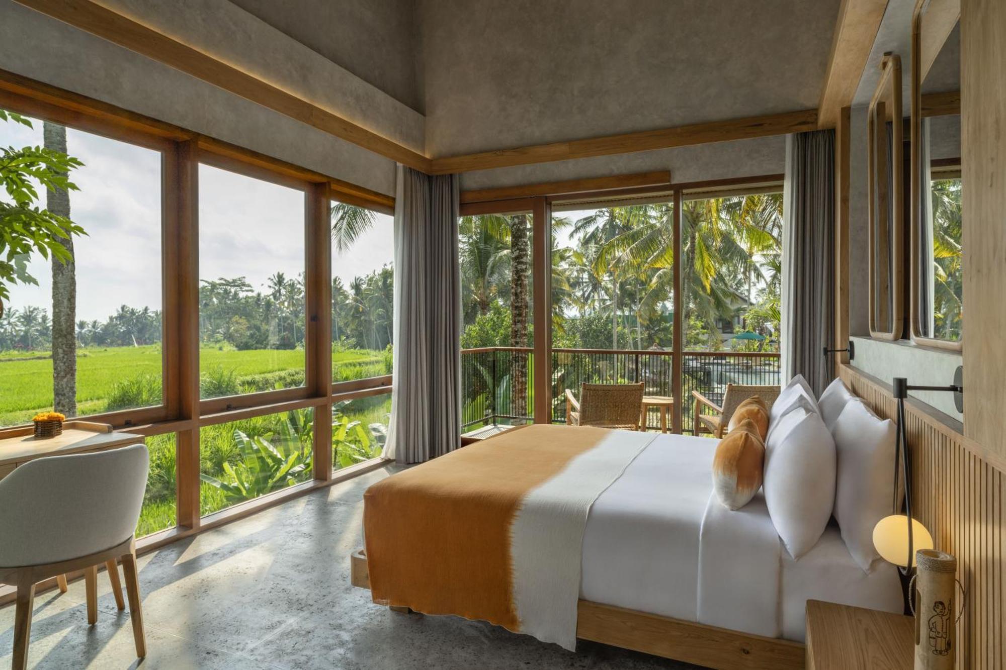 Duplex Pool Villa with Rice Field View