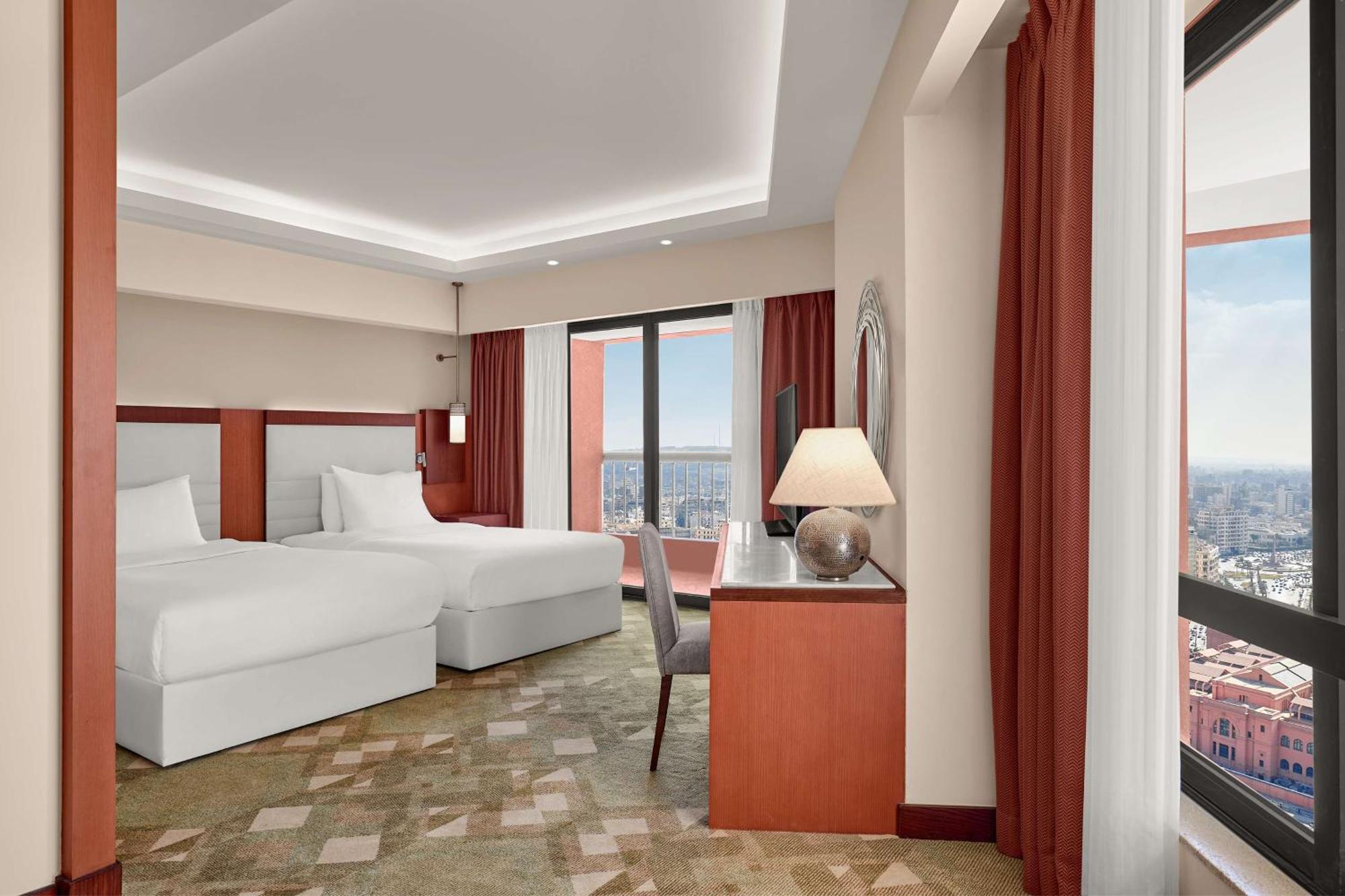 Twin Corner Room City View