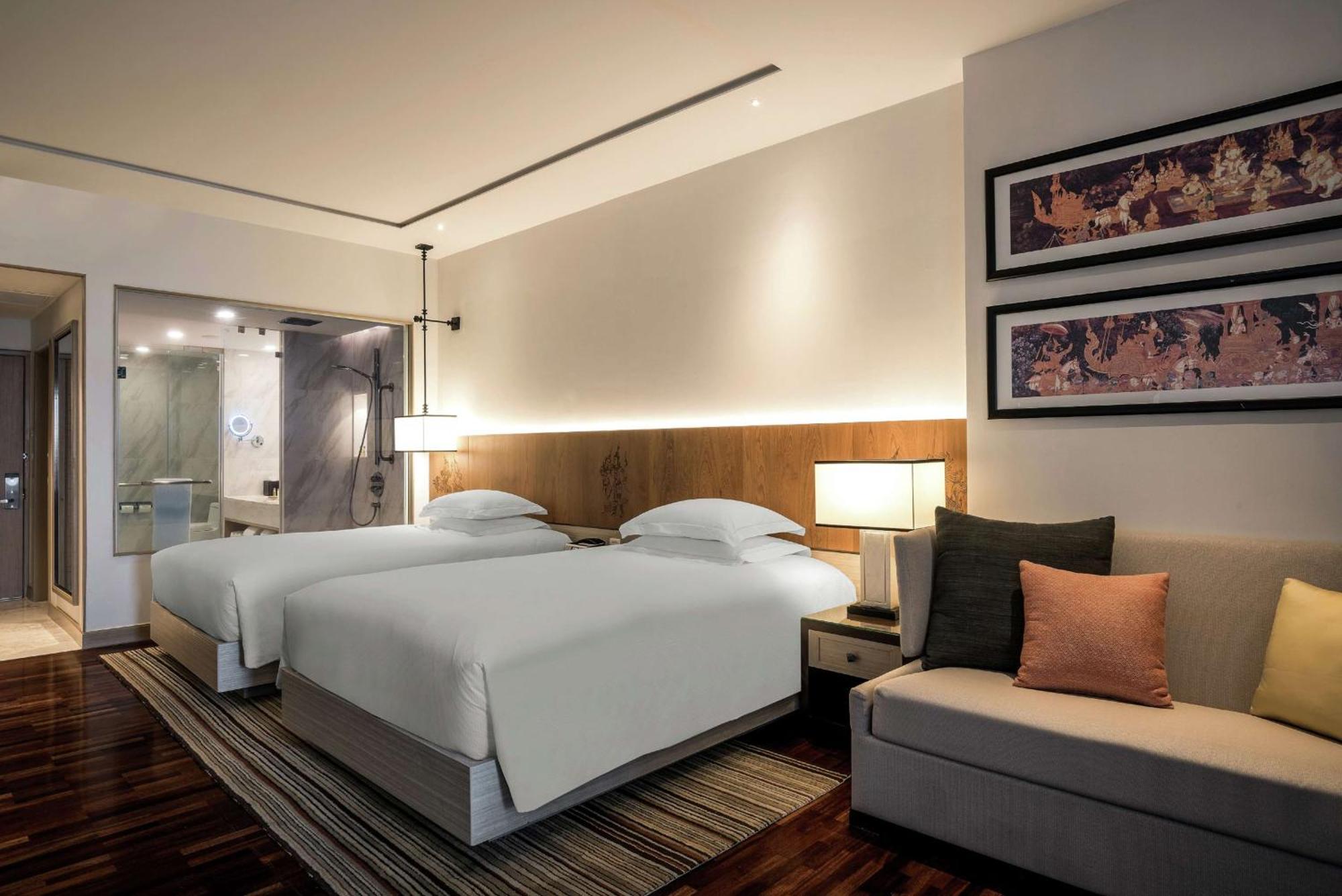 Chambre Lits Jumeaux Exécutive avec Vue sur l'Océan