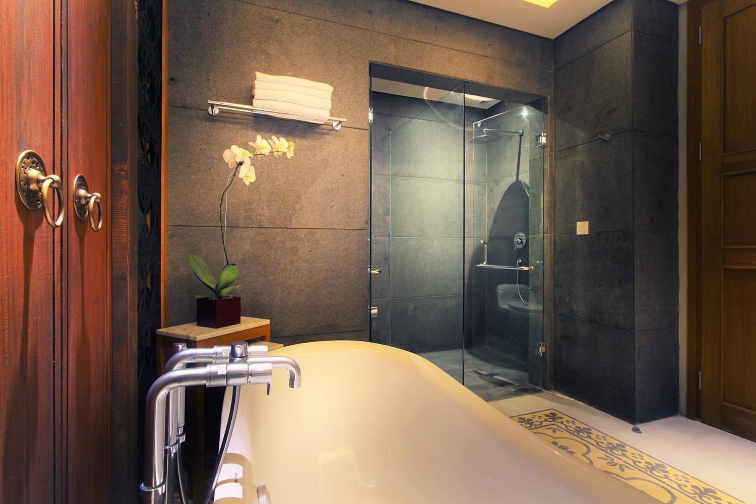 Suite Swarga mit Zugang zum Pool