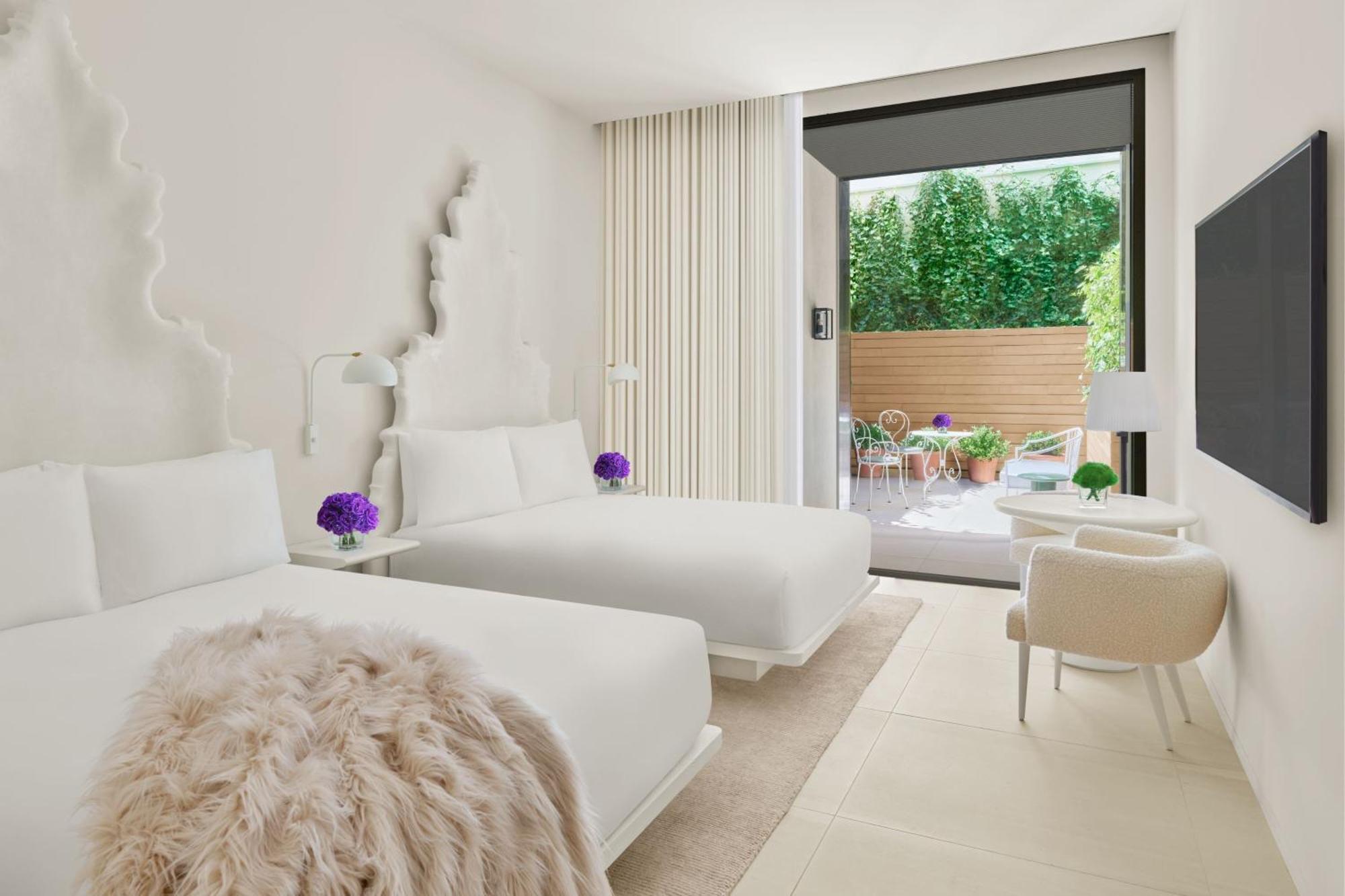 Superior Zimmer mit 2 Queensize-Betten und Terrasse
