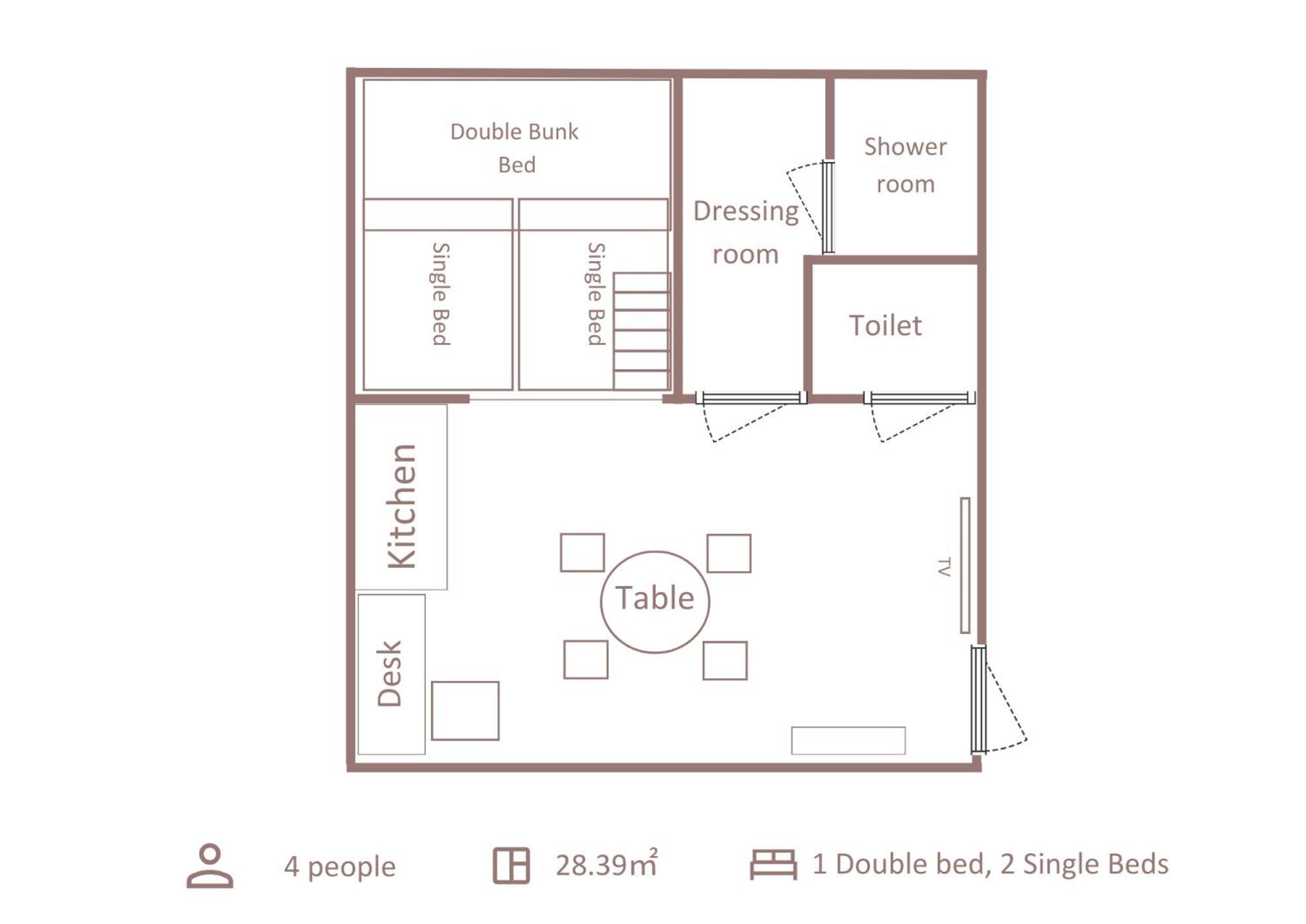 Standard 3 beds B