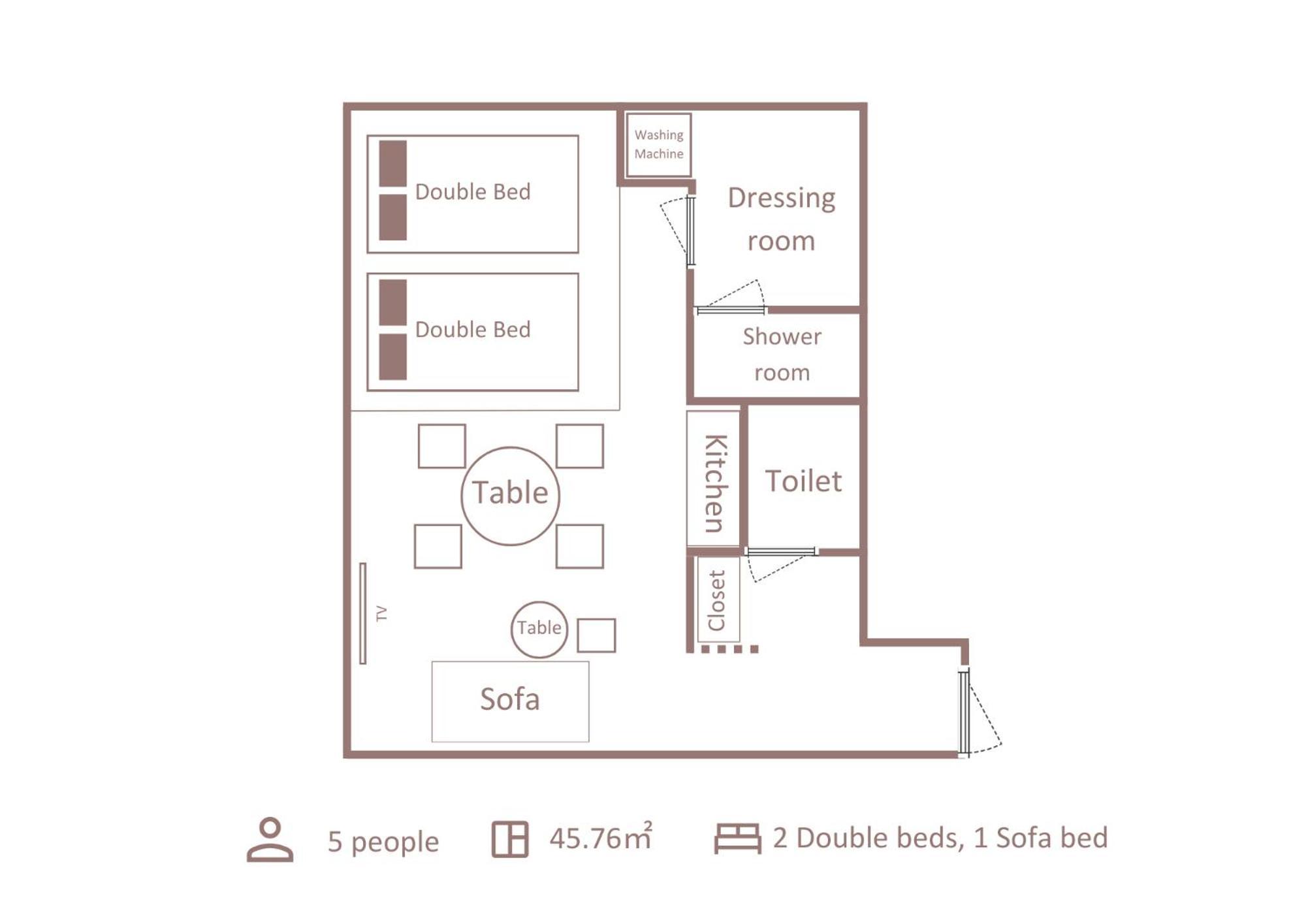 Deluxe 3 beds
