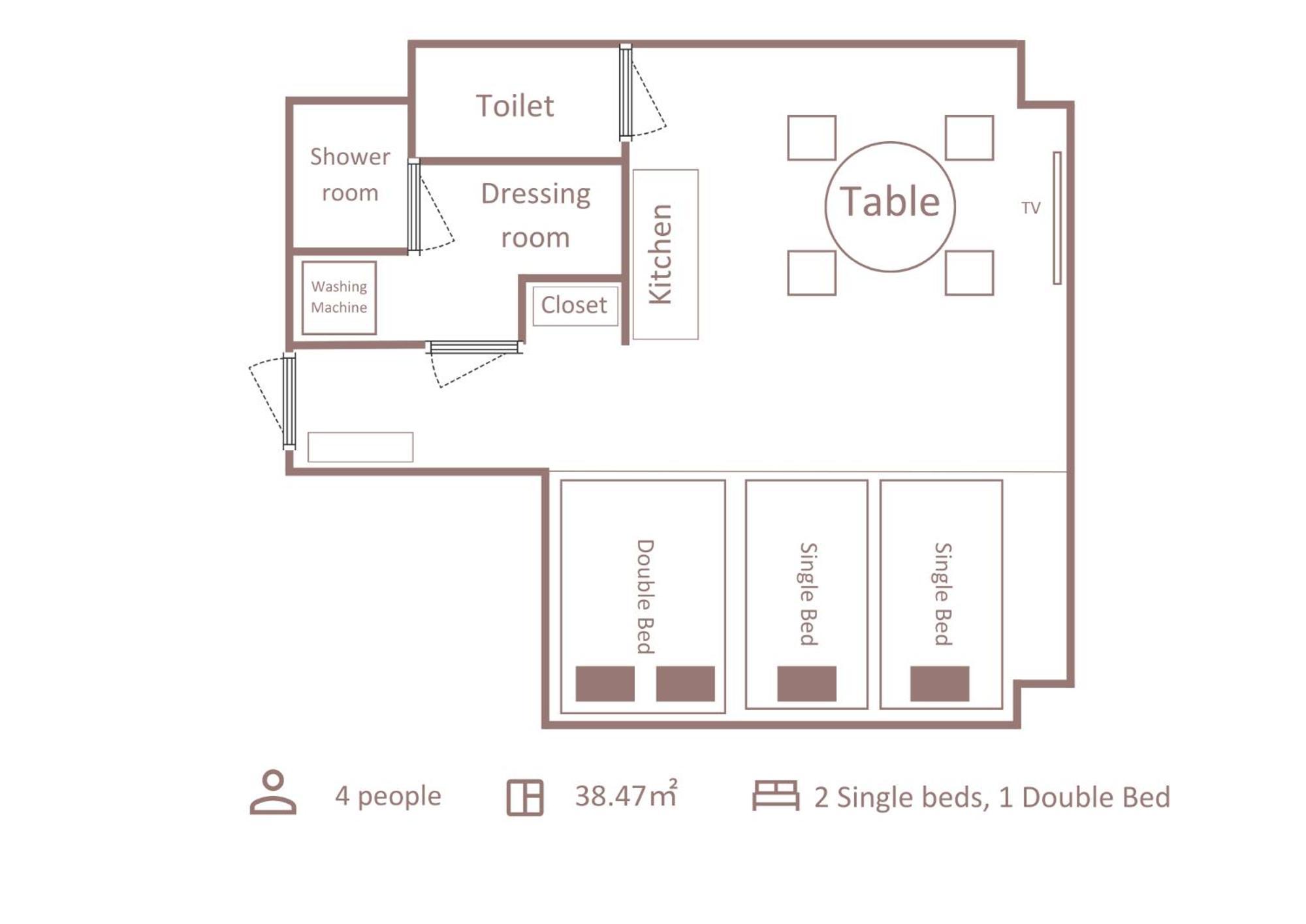Superior 3 beds