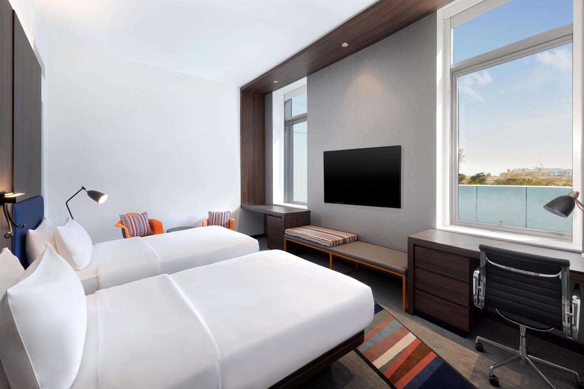 Aloft Guest Room 2 Single Beds