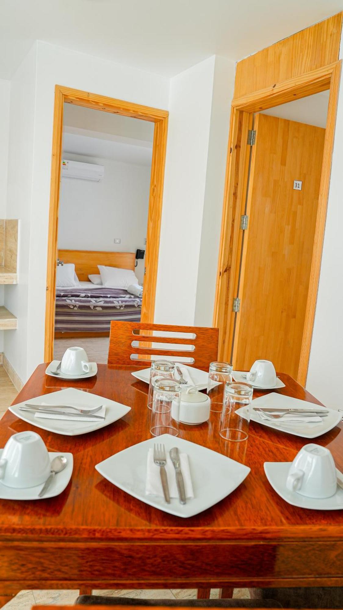 Family Two-Bedroom Apartment with View and Air Conditioning