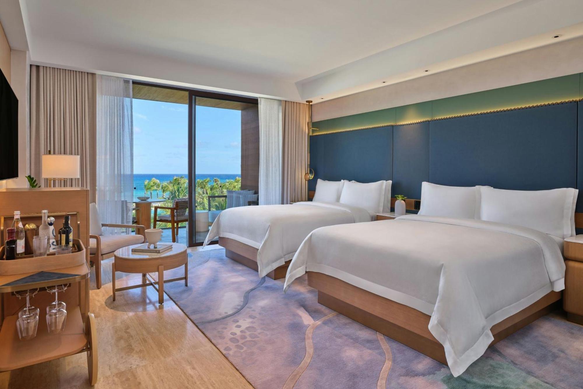 Grand Luxe Queen Room Two Queen Beds Balcony Ocean View