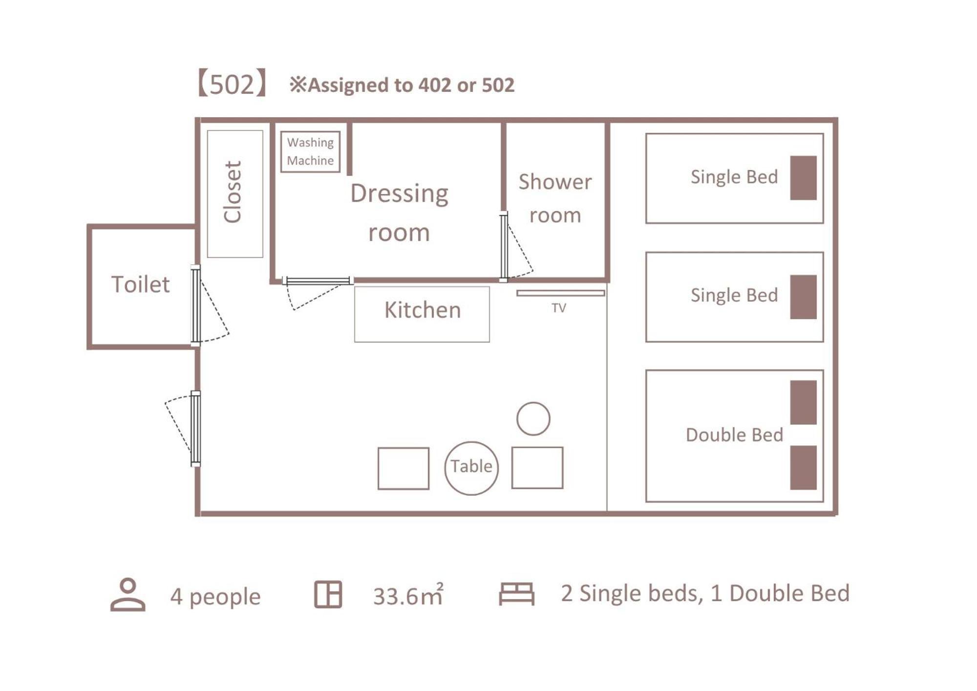 Moderate 3 beds