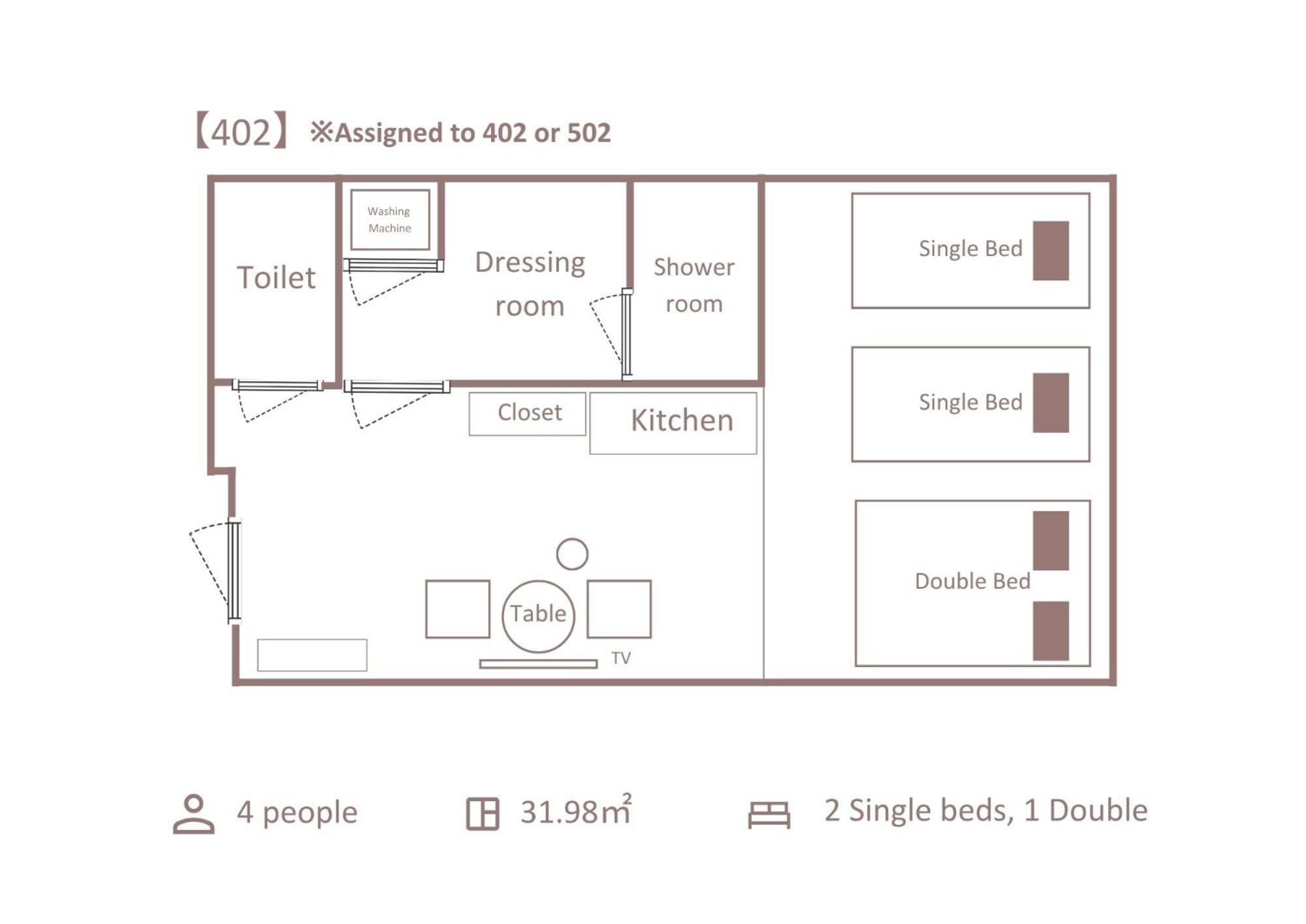 Moderate 3 beds