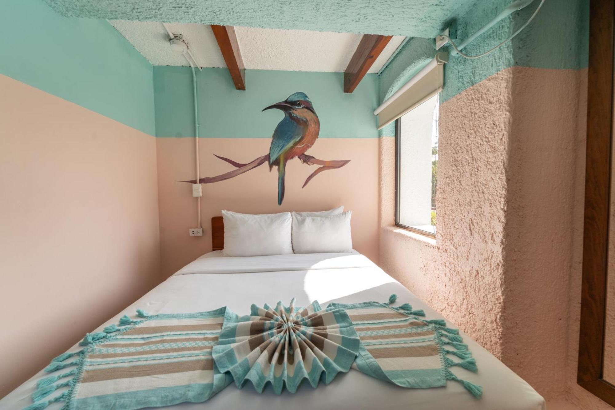 Habitación privada compacta con baño compartido