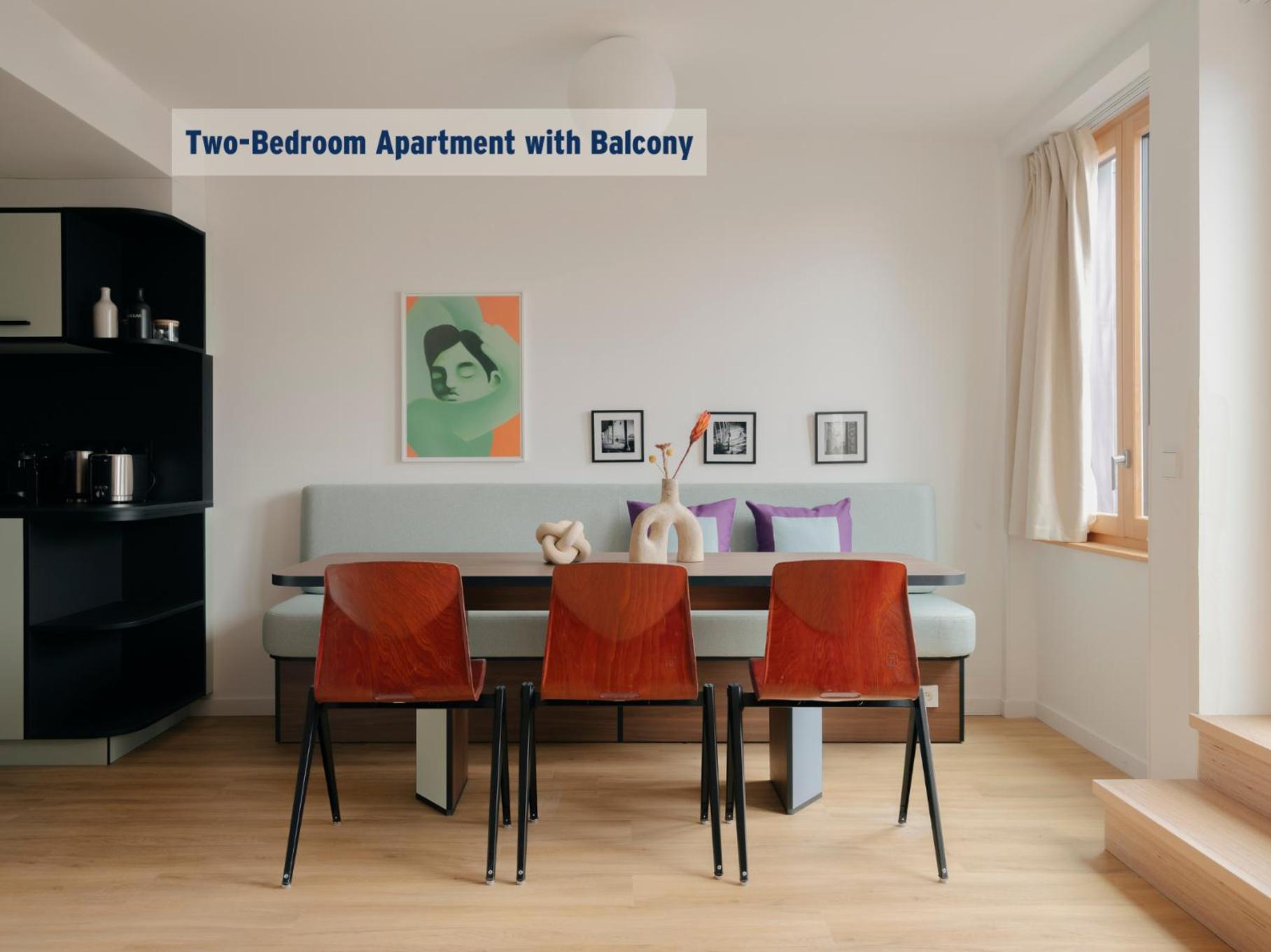 Two-Bedroom Apartment Balcony
