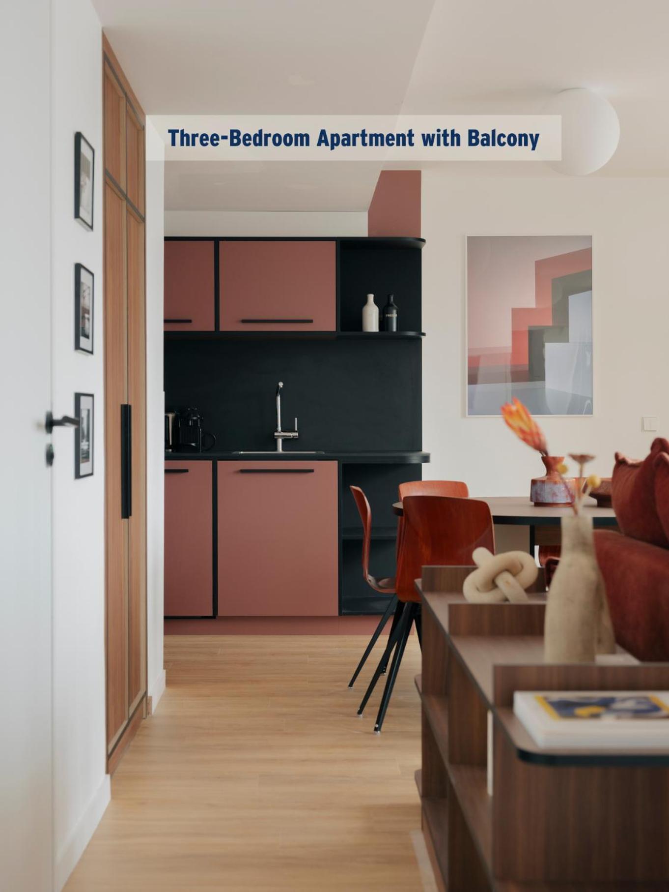 Three-Bedroom Apartment Balcony