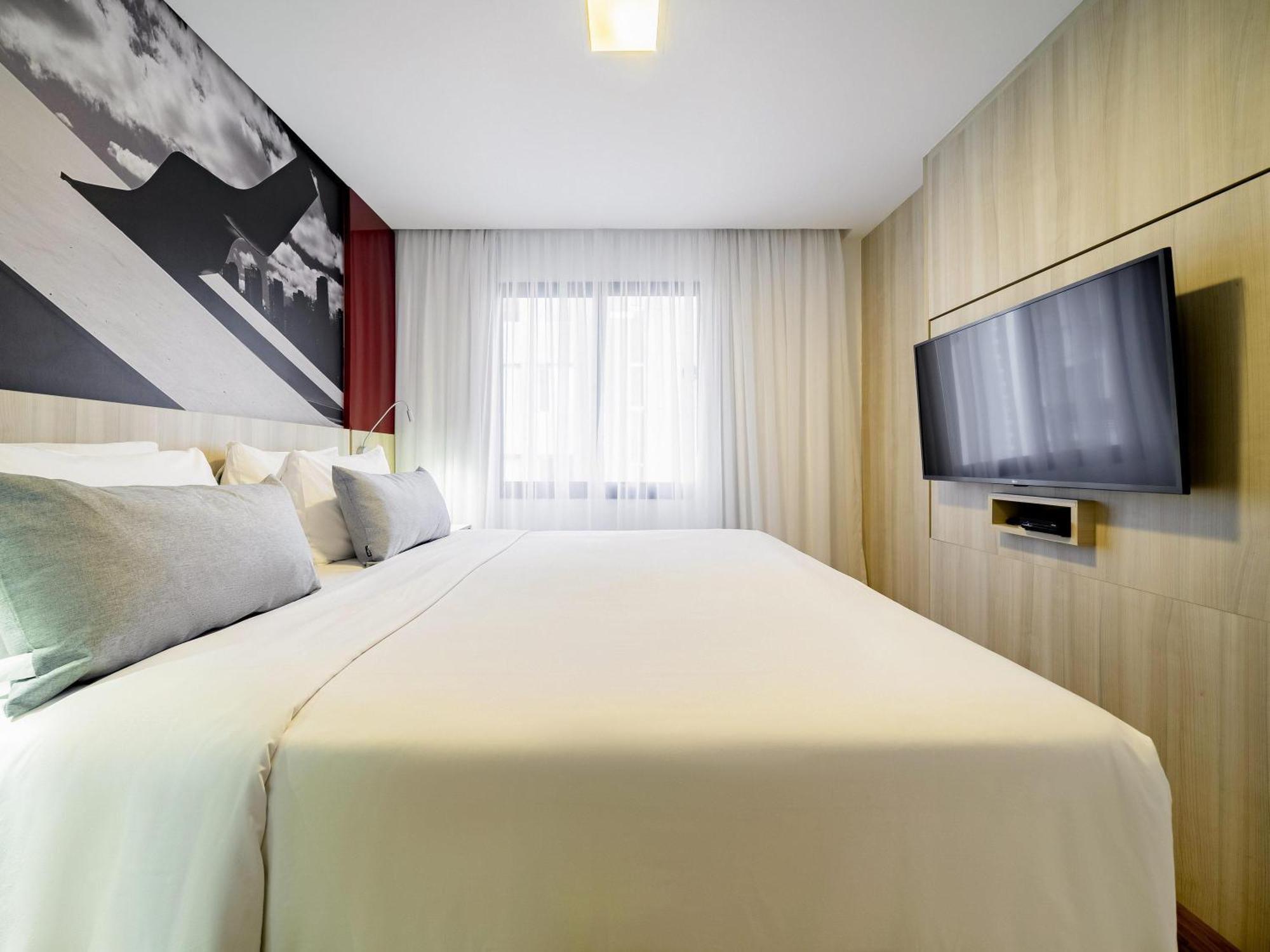 Appartement met 1 Tweepersoonsbed en Slaapbank