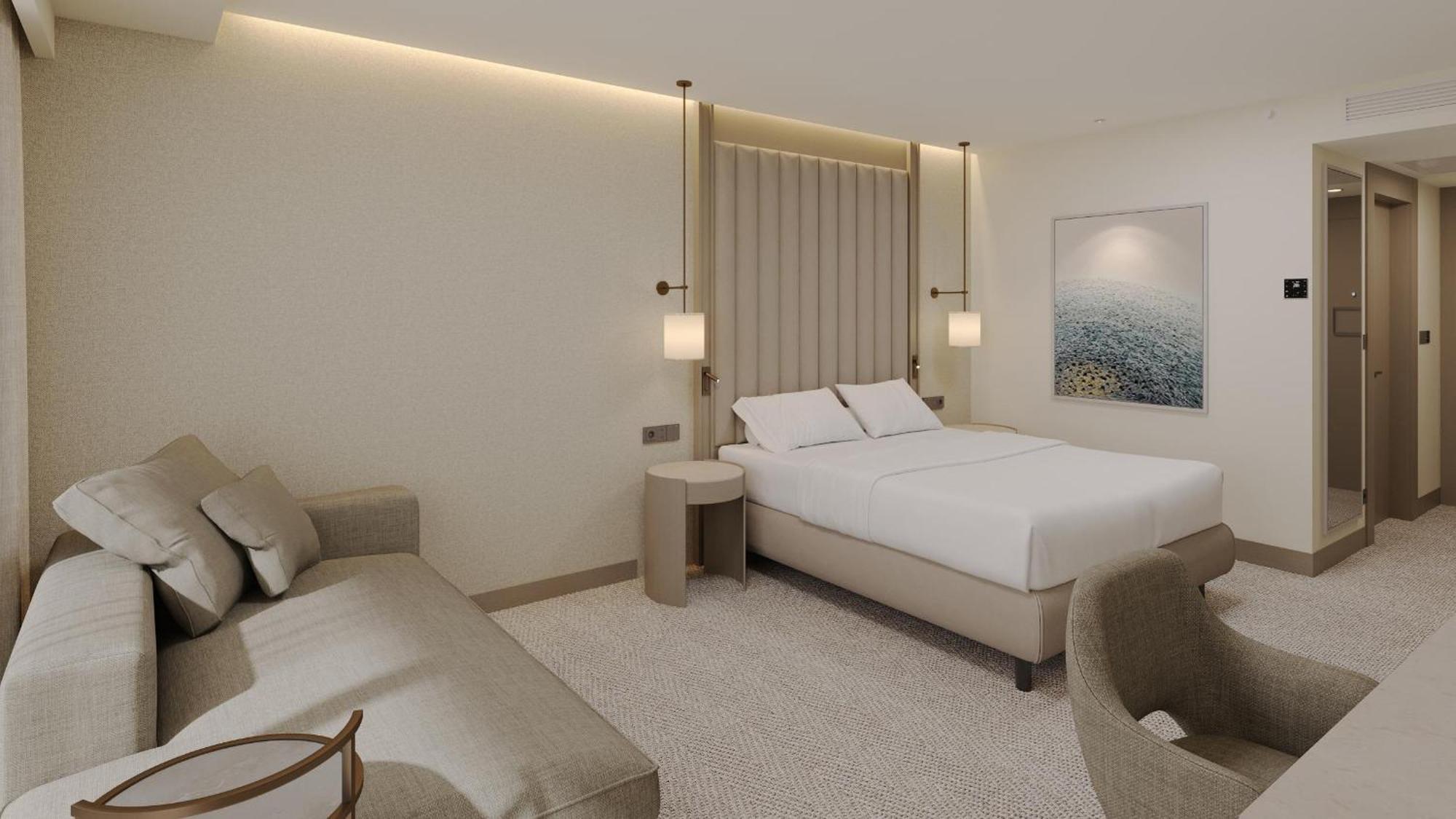 Deluxe Tweepersoonskamer met 1 of 2 Bedden en Uitzicht op Zee