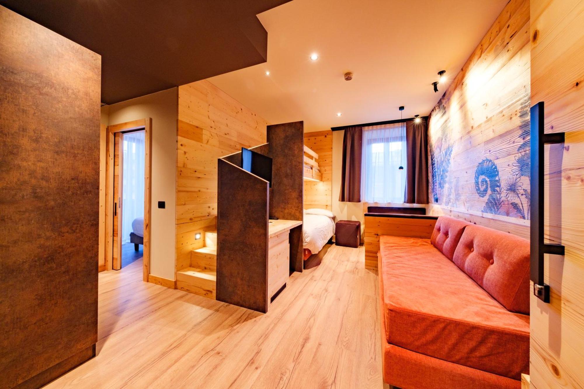 Habitación Familiar con vistas a la montaña