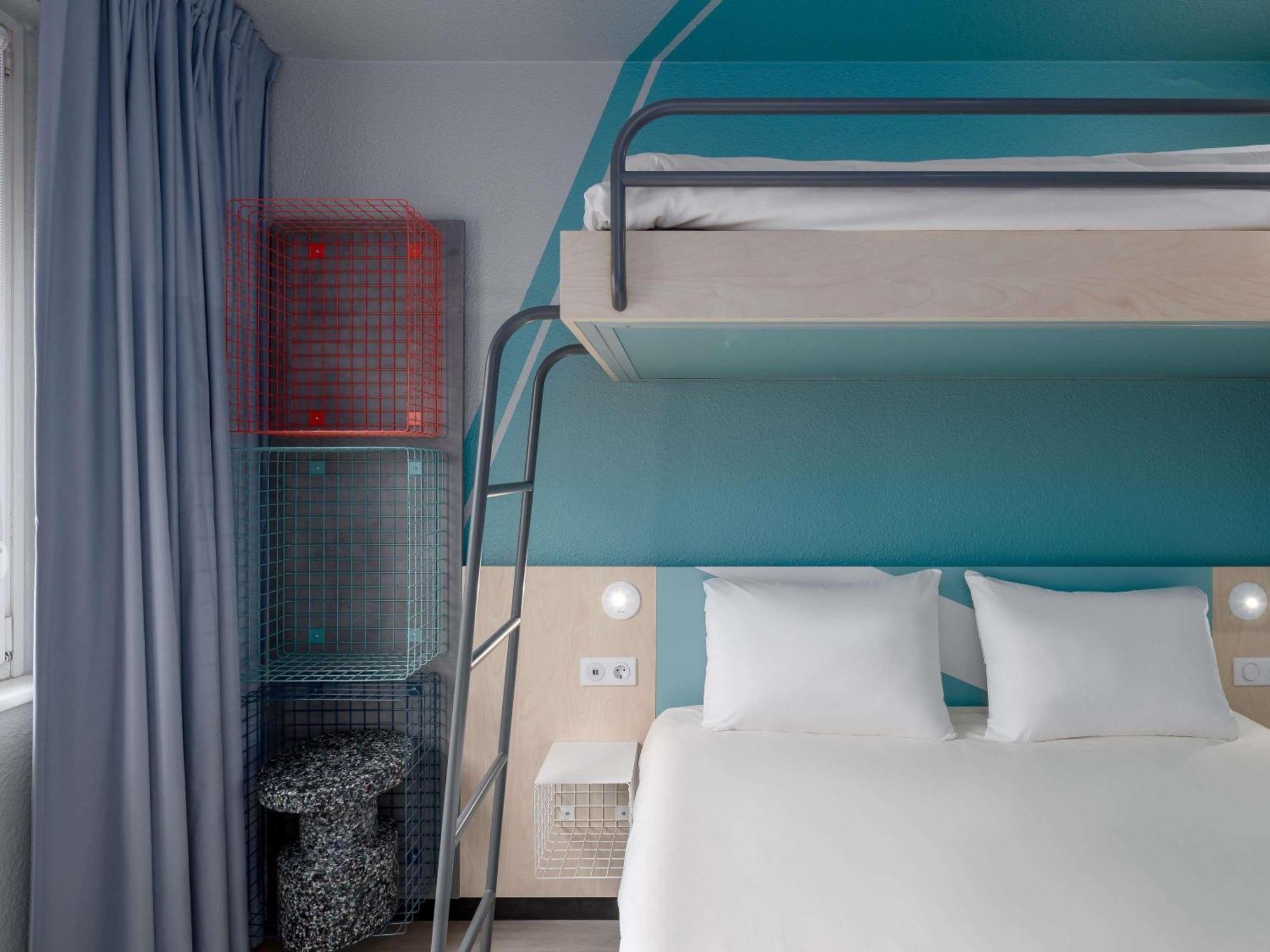 Small triple room a double bed a bunk bed