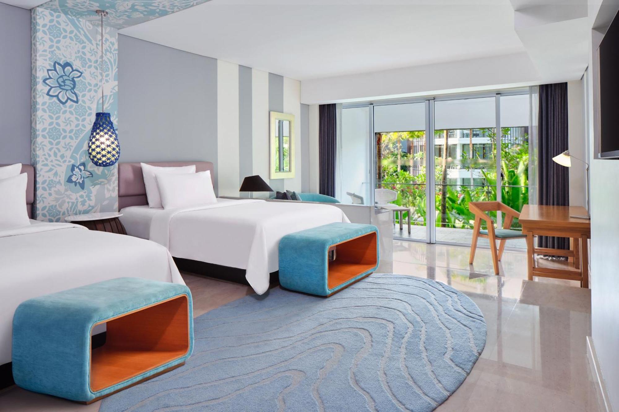 Deluxe Room Twin Bed Lagoon View Resort Activities Kids Club Access & 2 Minutes Walk To Jimbaran Beach