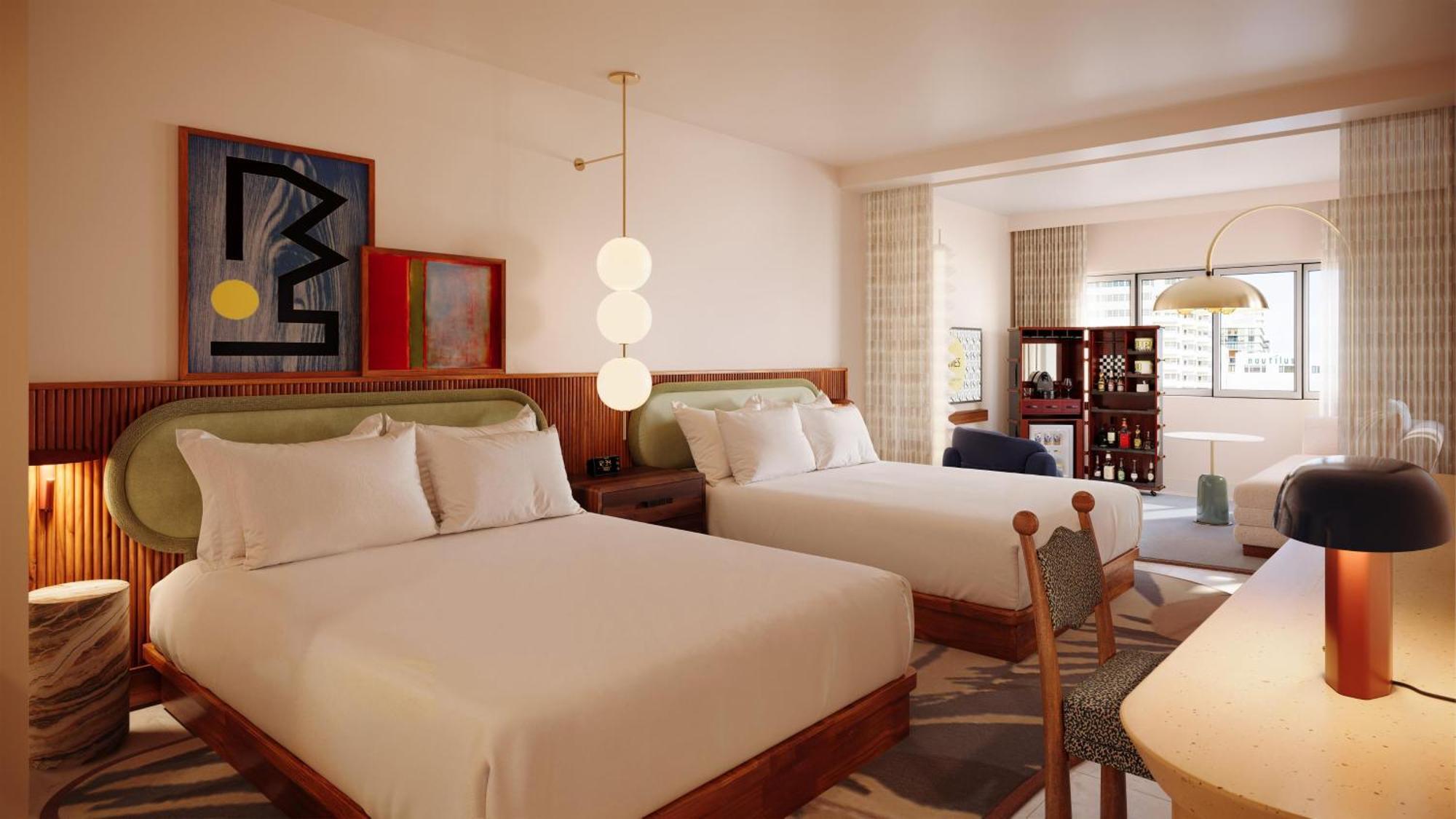 Delightful Two Queen Studio Suite