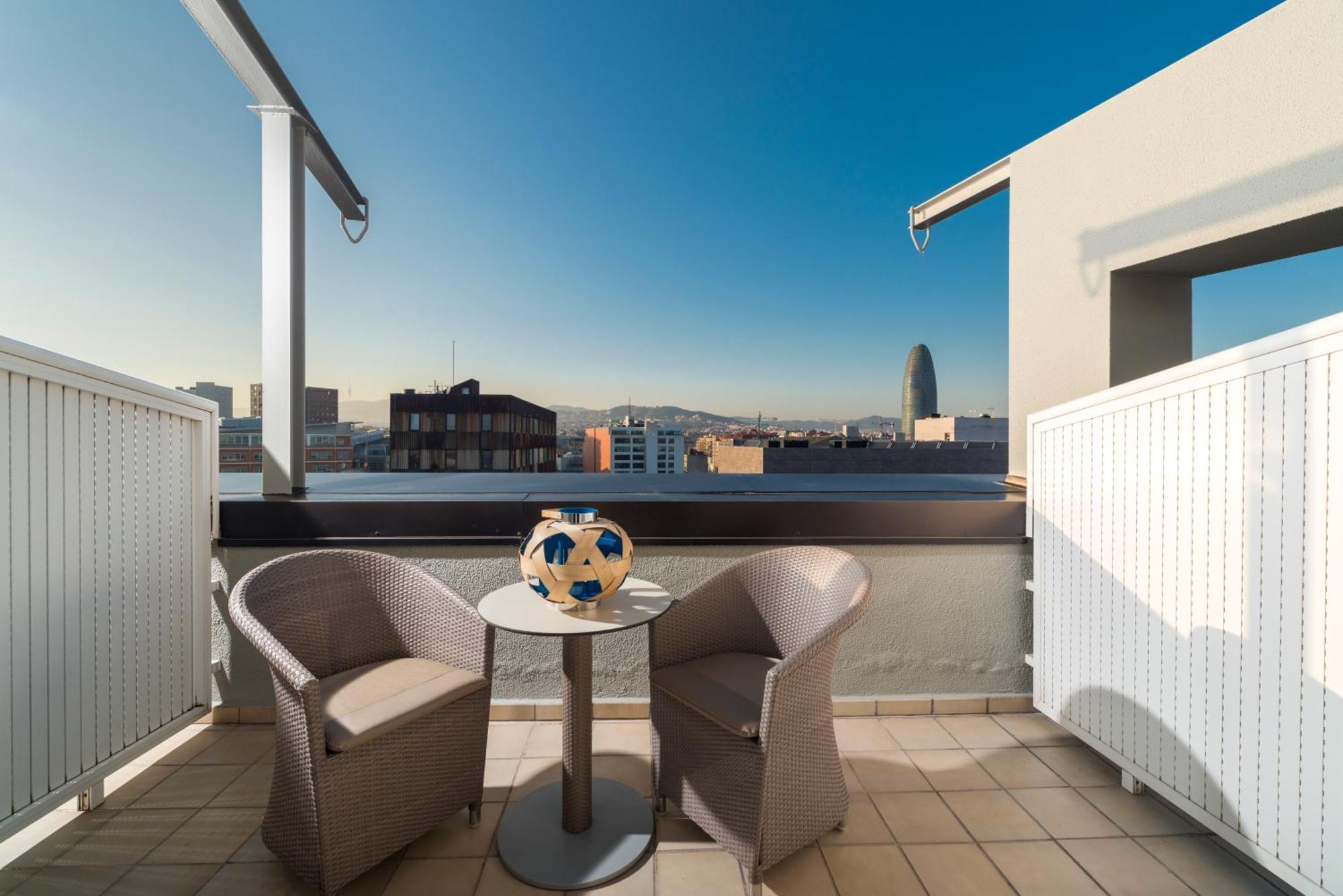 Deluxe Doppelzimmer mit Balkon und Zugang zum Spa