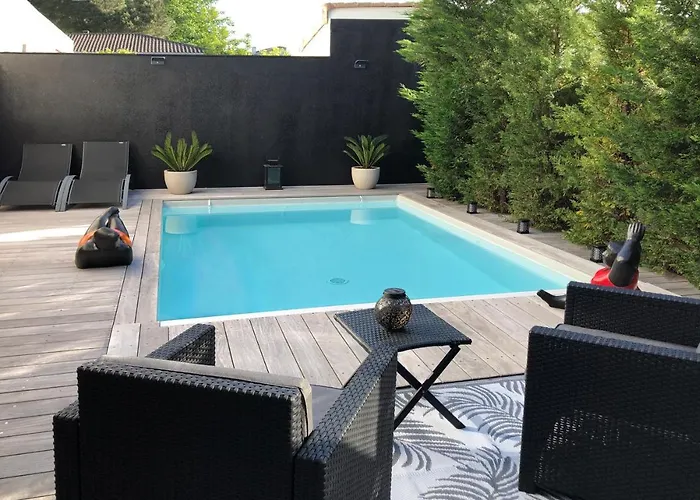  La Dolce - Maison 100M2 Avec Piscine Chauffee De Mi Mai A Mi Oct En Fonction Du Temps Et Temperature A Bordeaux Cauderan