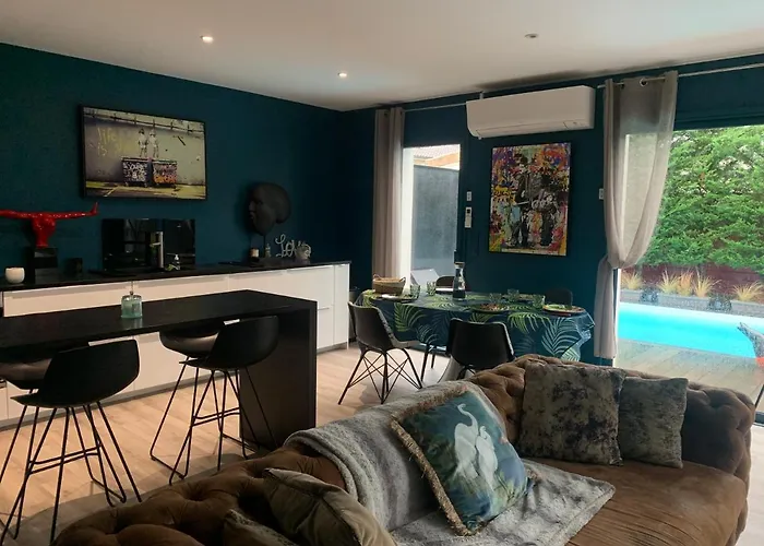  La Dolce - Maison 100M2 Avec Piscine Chauffee De Mi Mai A Mi Oct En Fonction Du Temps Et Temperature A Bordeaux Cauderan