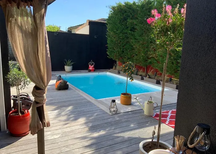  La Dolce - Maison 100M2 Avec Piscine Chauffee De Mi Mai A Mi Oct En Fonction Du Temps Et Temperature A Bordeaux Cauderan