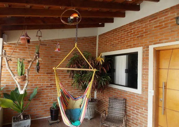Vila: Cantinho Rústico Brotas SP + Piscina Privativa + Ar Condicionado