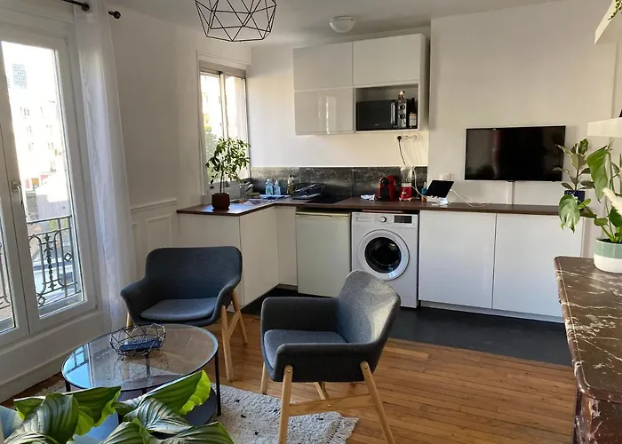 Hotel pres du College: Appartement Buttes Chaumont
