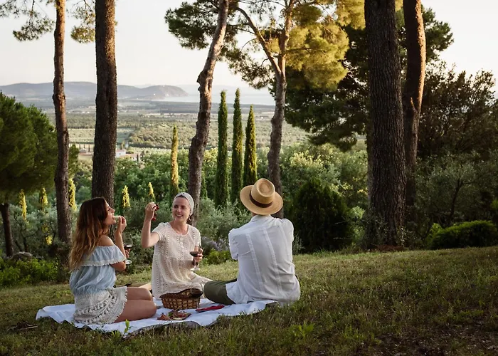 Villa mit Pool: Boutique Hotel Poggio Ai Santi - Adults Only