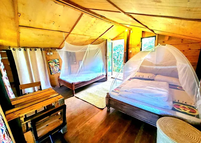 Pet Friendly hotel: Aroma Home - Eco-Cabins On A Coffee Farm