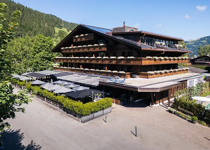 Hôtel avec piscine: Hotel Arc-en-ciel Gstaad