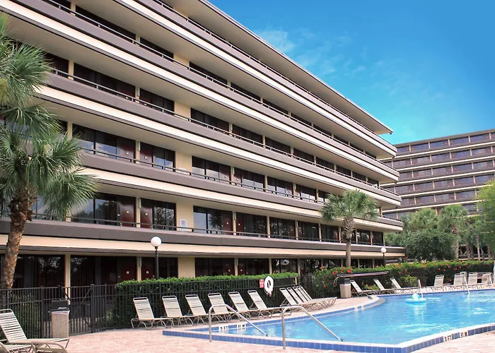 Hotel com vista: Rosen Inn At Pointe Orlando