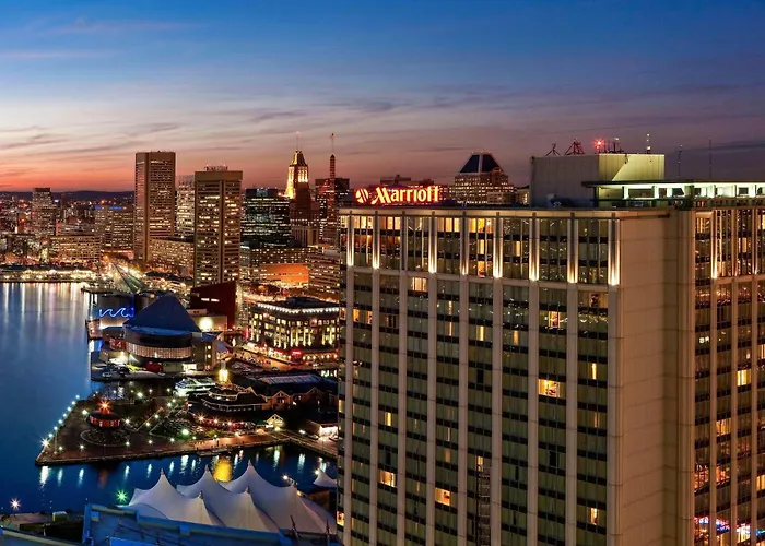 Romantic hotels Baltimore Marriott Waterfront
