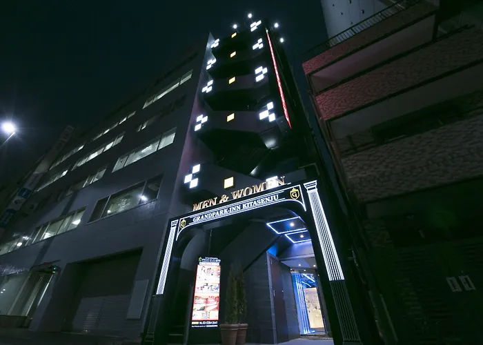 Jacuzzi hotel: Spa&Capsule Hotel Grandpark Inn Kitasenju
