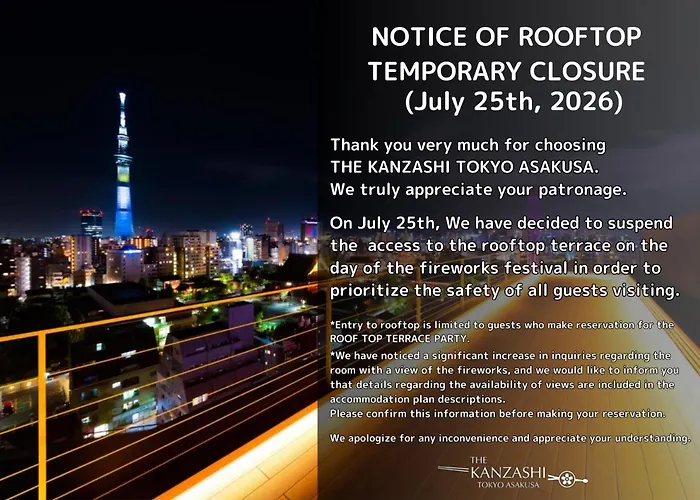 Hotel met uitzicht: The Kanzashi Tokyo Asakusa