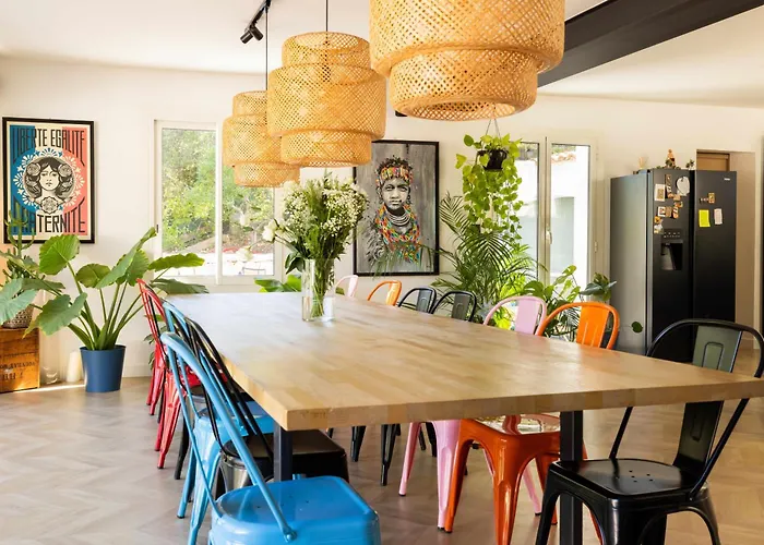 Hotel pres du College: Villa Holistika : Bed And Breakfast / Pool / Air Conditioning/ Mont Faron Toulon