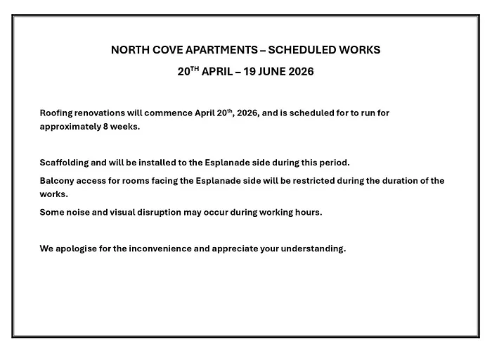 Luxury hotel only: North Cove Waterfront Suites