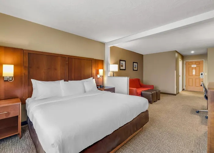 Hot Tub in Room Comfort Suites Airport