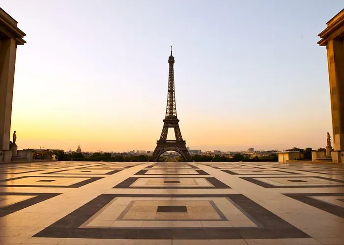 Charming Trocadero Eiffel Tower
